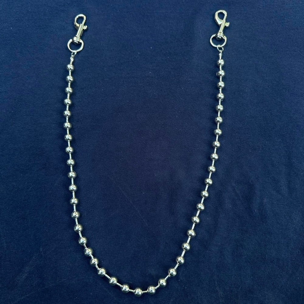 Silver Ball Chain Necklace